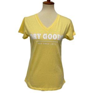 Chance of Fate Junior t-shirt V neck pale banana short sleeve size L